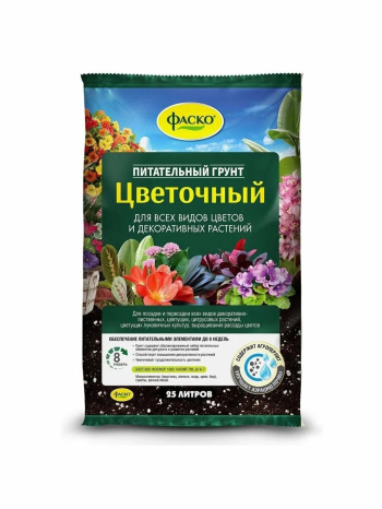 Пит.грунт ФАСКО Цветочный 25л